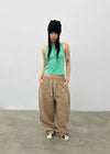 (UNISEX) Amune Cotton Wide Balloon Pants