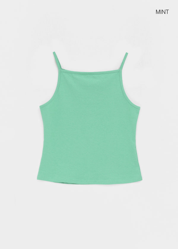 Spiku Square Neck Sleeveless Top