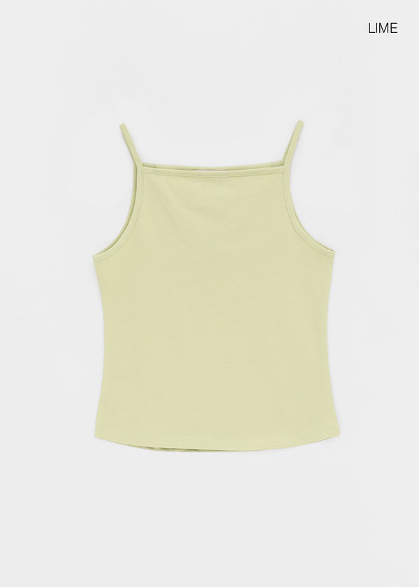 Spiku Square Neck Sleeveless Top