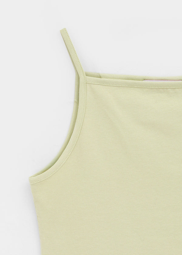 [MADE] Cozeti Lace Square Neck Sleeveless Top