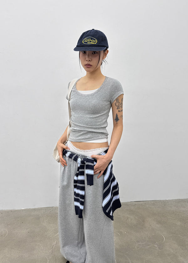 Bepoku Washed Embroidered Camp Cap