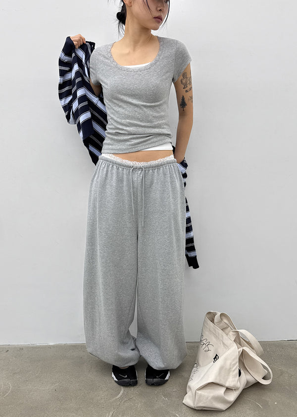 Pju Striped Round Knit Cardigan