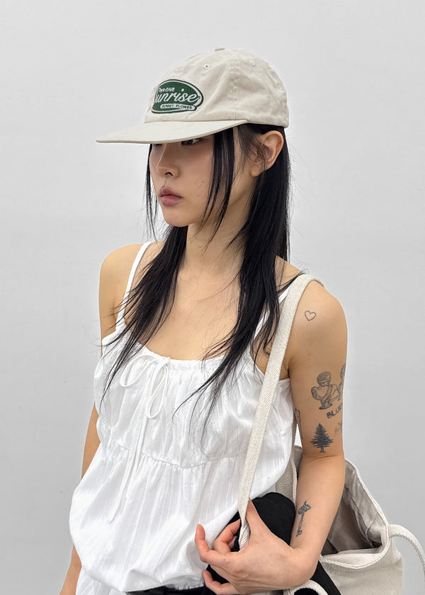 Bepoku Washed Embroidered Camp Cap