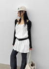 Byar See-through Round Knit Cardigan