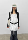 Byar See-through Round Knit Cardigan