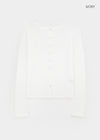 Byar See-through Round Knit Cardigan