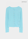 Byar See-through Round Knit Cardigan
