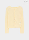 Byar See-through Round Knit Cardigan