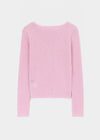 Byar See-through Round Knit Cardigan