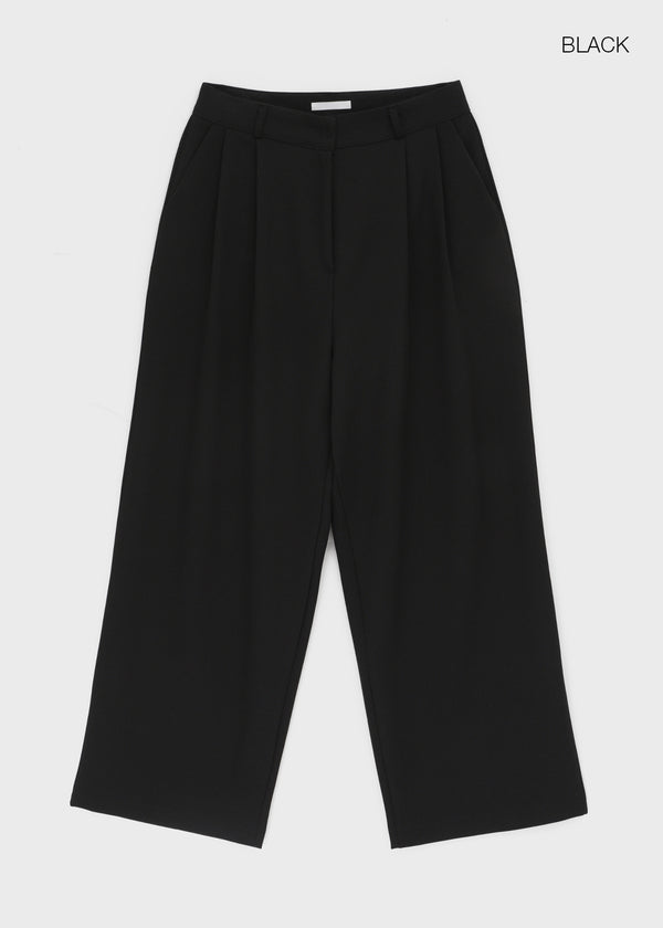 Kojina Wide Pintuck Slacks