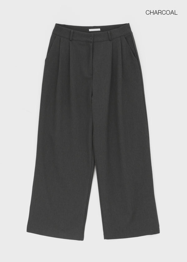 Kojina Wide Pintuck Slacks