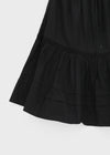 Pao Flare Banding Midi Skirt