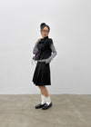 Tnya Double-button Short-sleeve Jacket (Set Available)