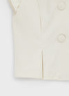 Tnya Double-button Short-sleeve Jacket (Set Available)