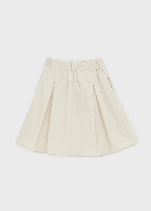 Tnya Double-button Pleated Midi Skirt (Set Available)