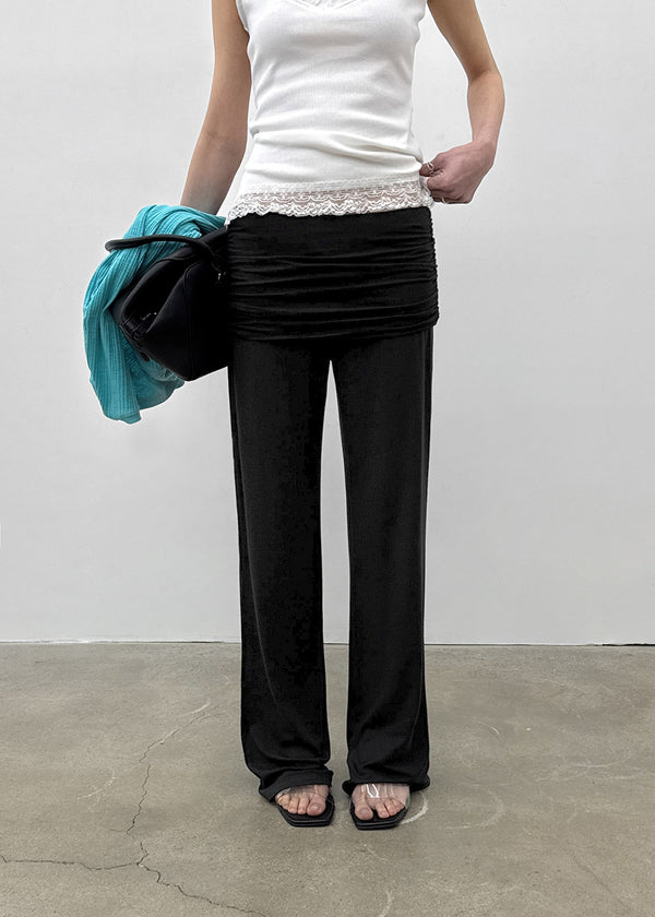 [MADE] Miseru Shirring Skirt-Pants