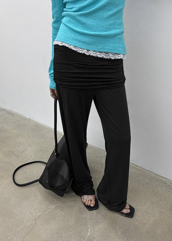 [MADE] Miseru Shirring Skirt-Pants