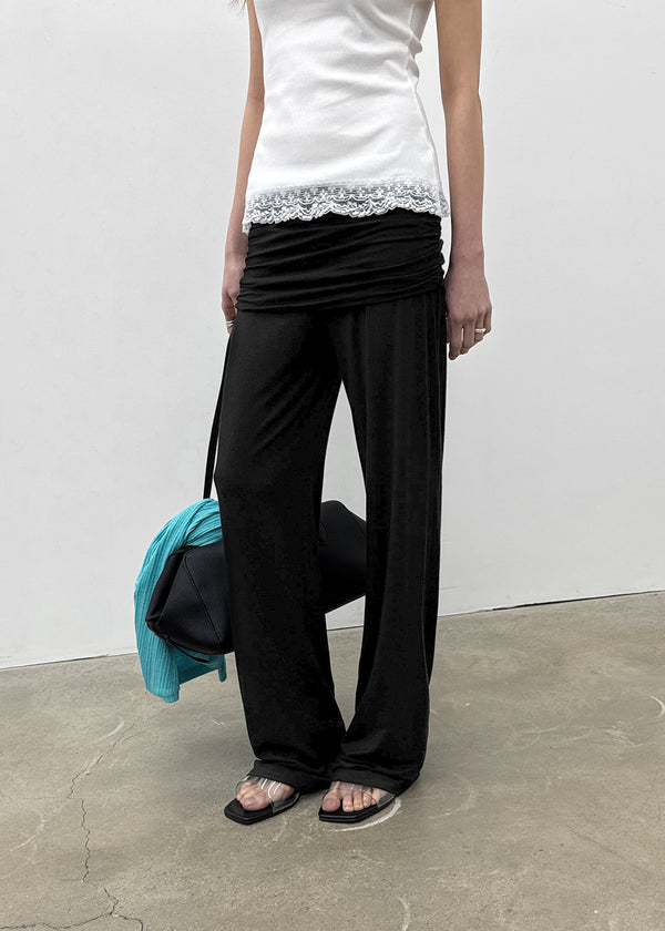 [MADE] Miseru Shirring Skirt-Pants