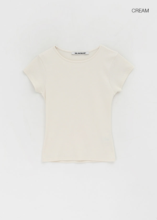 [MADE] Dutsbi Round Neck Short Sleeve Top