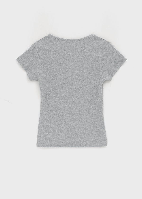 [MADE] Dutsbi Round Neck Short Sleeve Top