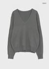 Grise V-neck Knit