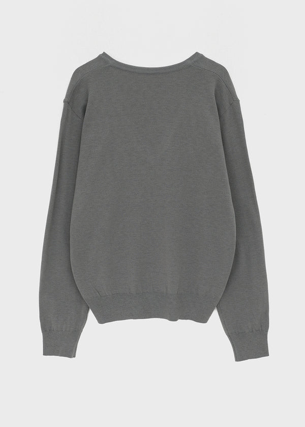 Grise V-neck Knit