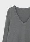 Grise V-neck Knit