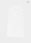 Moshipi Slit Shirring Long Skirt