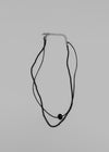 Arc Layered Onyx String Necklace