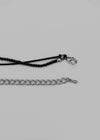Arc Layered Onyx String Necklace