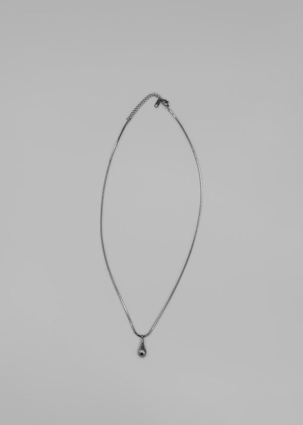 Geline Waterdrop Silver Necklace