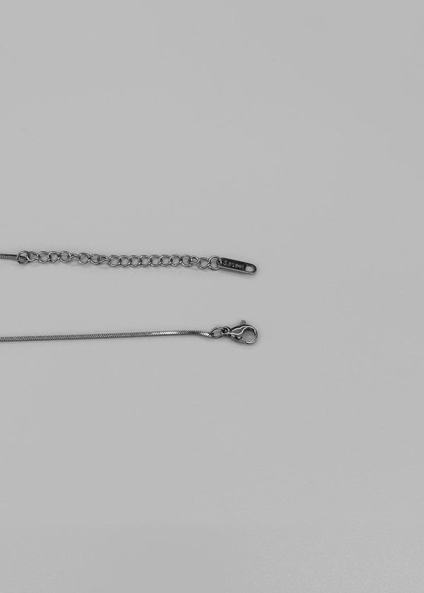 Geline Waterdrop Silver Necklace