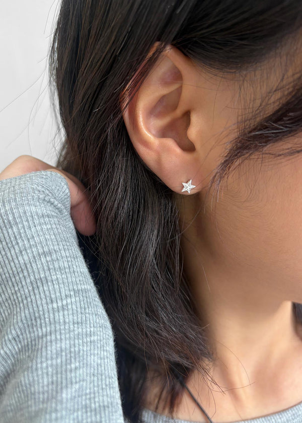 (SILVER 925) Kamik Star Earrings
