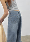 [MADE] Mir Washed Wide Denim Pants