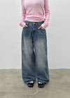 Coltoy Washed Wide Denim Pants