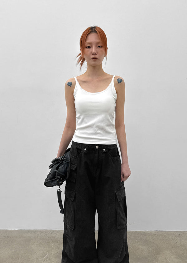 Baen Lace Sleeveless (Built-in Cap)