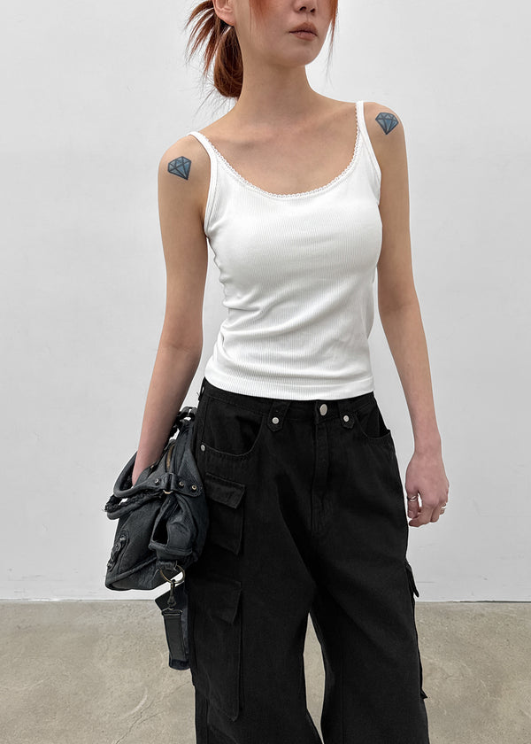 Baen Lace Sleeveless (Built-in Cap)