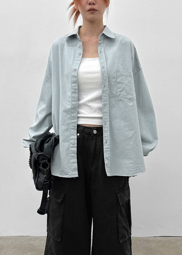 Royken Loose Fit Washed Cotton Shirt