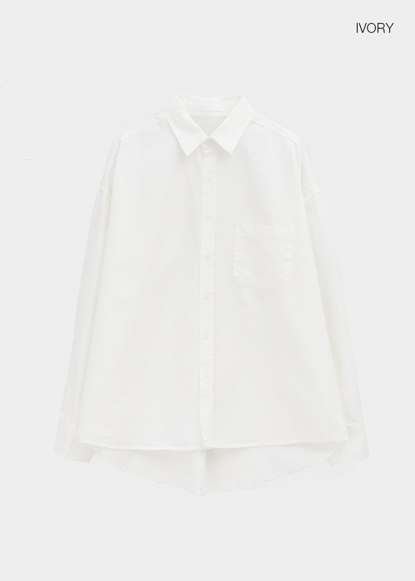 Royken Loose Fit Washed Cotton Shirt