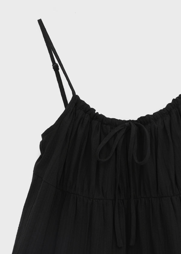 [MADE] Snua Shirred Sleeveless Mini Dress