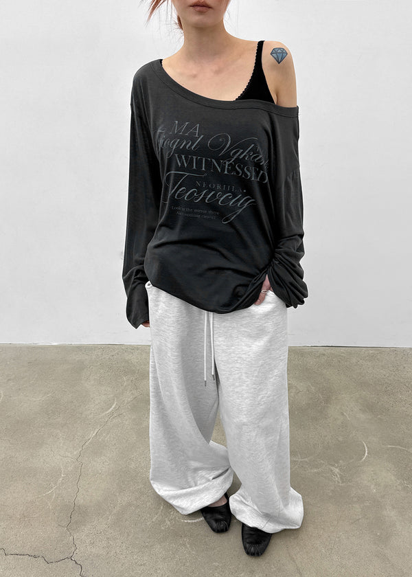 [MADE] Deol Summer Off-Shoulder Long Sleeve Top