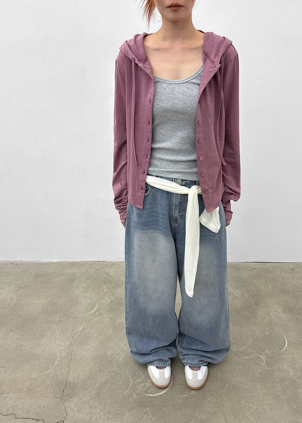 Coltoy Washed Wide Denim Pants