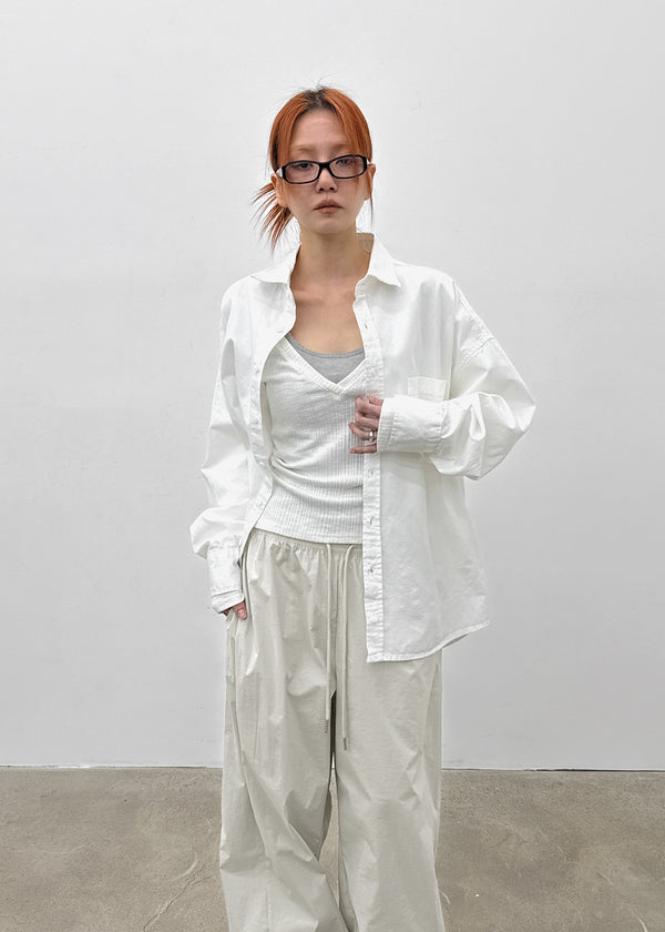 Royken Loose Fit Washed Cotton Shirt