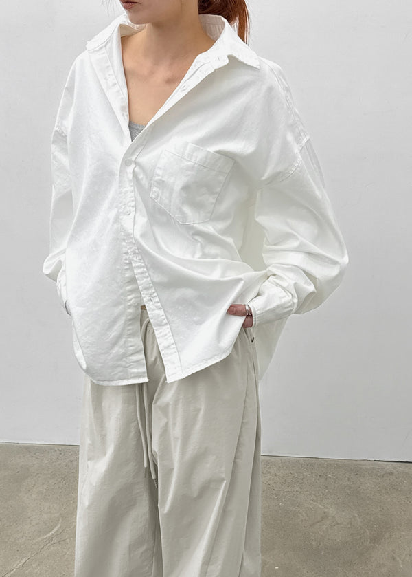 Royken Loose Fit Washed Cotton Shirt