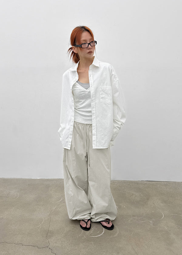 Royken Loose Fit Washed Cotton Shirt