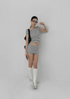 [MADE] Chiel Stripe Mini Skort (Set Available)