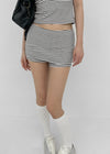 [MADE] Chiel Stripe Mini Skort (Set Available)