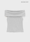 [MADE] Chiel Stripe Off-Shoulder Sleeveless Top (Set Available)