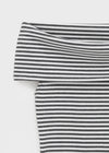 [MADE] Chiel Stripe Off-Shoulder Sleeveless Top (Set Available)