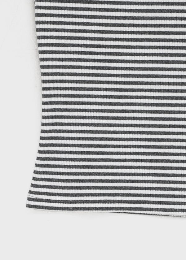 [MADE] Chiel Stripe Off-Shoulder Sleeveless Top (Set Available)